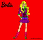 Dibujo Barbie juvenil pintado por bonbon