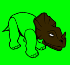 Dibujo Triceratops II pintado por uyovc