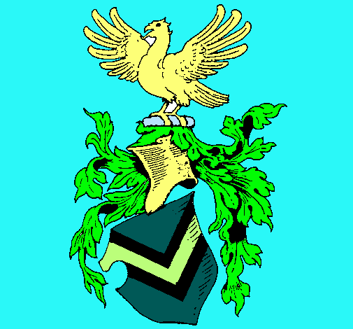 Escudo de armas y aguila 