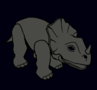 Dibujo Triceratops II pintado por mihai