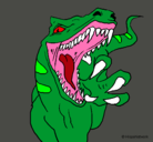 Dibujo Velociraptor II pintado por monstruo