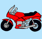 Dibujo Motocicleta pintado por spaik