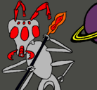 Dibujo Hormiga alienigena pintado por frulan