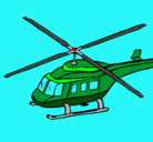 Dibujo Helicóptero  pintado por helicopter