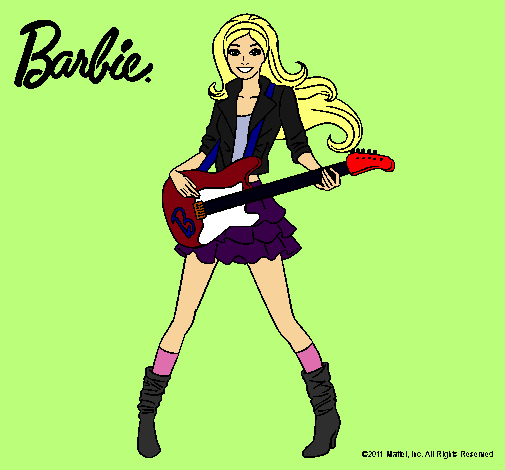 Barbie guitarrista