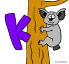 Dibujo Koala pintado por kiaru