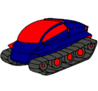 Dibujo Nave tanque pintado por nkljklnj