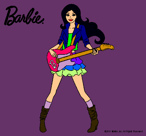 Barbie guitarrista