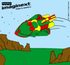 Dibujo Imaginext 6 pintado por  nabe