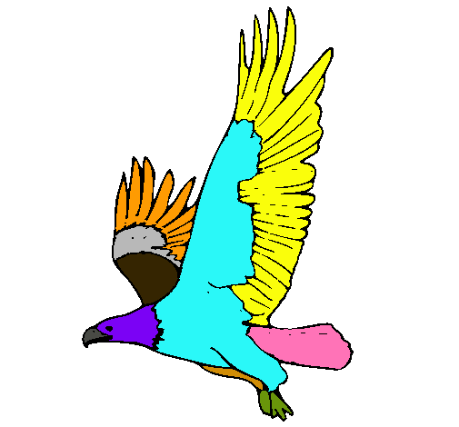 Águila volando