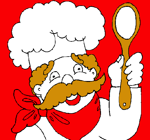 Chef con bigote