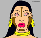 Dibujo Mujer maya pintado por chistejiji