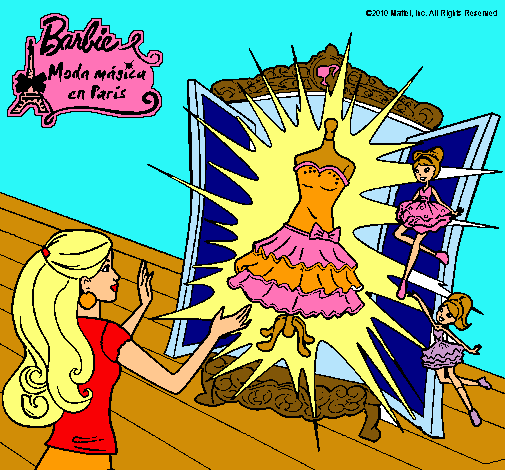 El vestido mágico de Barbie