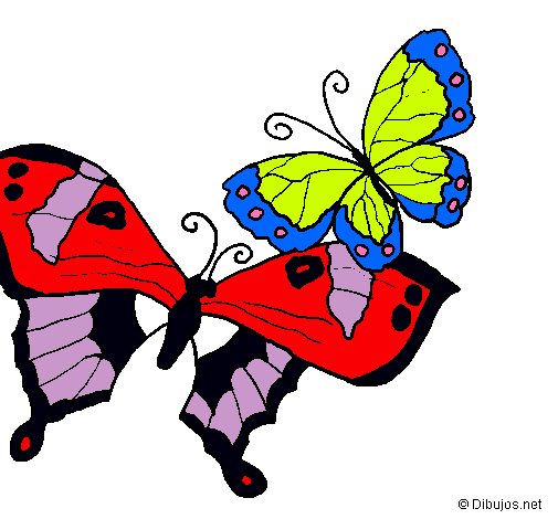 Dibujo Mariposas pintado por milagrito