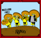 Dibujo Mariachi Owls pintado por secret