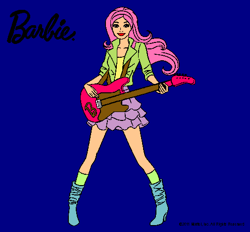 Barbie guitarrista