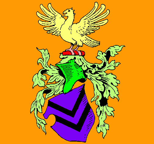 Escudo de armas y aguila 