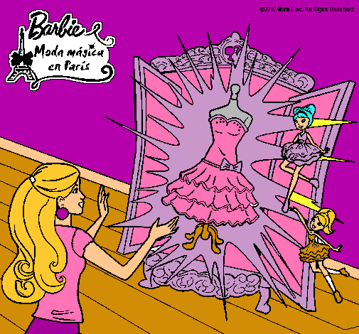 El vestido mágico de Barbie