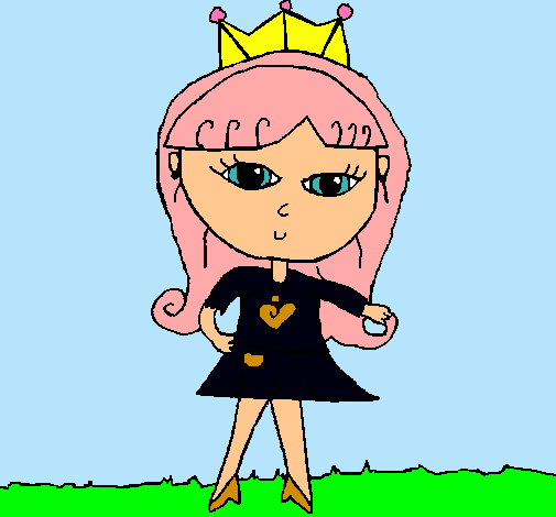Dibujo Princesa pintado por Laura2