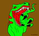 Dibujo Velociraptor II pintado por isra