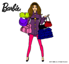 Dibujo Barbie de compras pintado por Laida