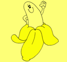 Dibujo Banana pintado por jkjkj