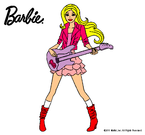 Barbie guitarrista