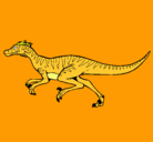 Dibujo Velociraptor pintado por polache