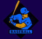 Dibujo Logo de béisbol pintado por boxeo