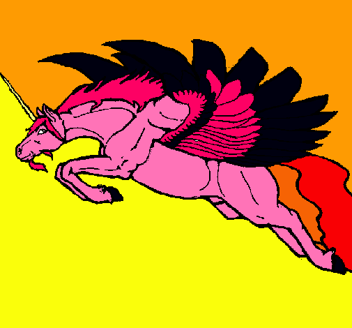 Unicornio alado