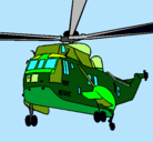 Dibujo Helicóptero al rescate pintado por hdujefjhdfu