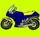 Dibujo Motocicleta pintado por tapun