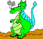 Dibujo Dragón pintado por bbbbbbb
