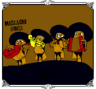 Dibujo Mariachi Owls pintado por santio