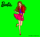 Dibujo Barbie informal pintado por hebi