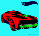 Dibujo Hot Wheels 12 pintado por rayados