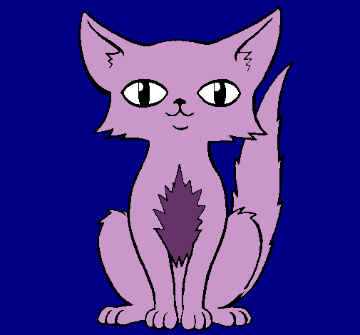Dibujo Gato persa pintado por sonianto