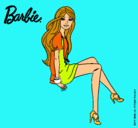 Dibujo Barbie sentada pintado por Toriy_vikk