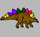 Dibujo Stegosaurus pintado por IanShadow