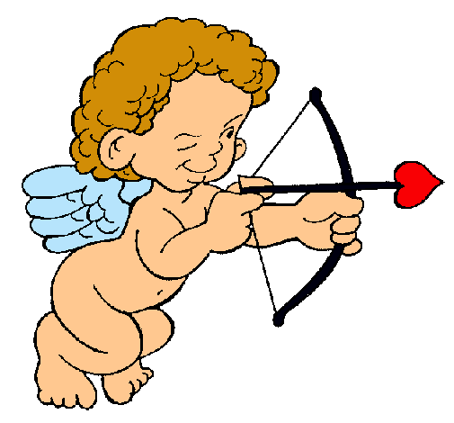 Cupido apuntando con la flecha