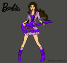 Dibujo Barbie guitarrista pintado por ELISA1998
