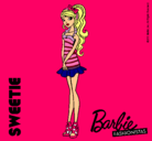 Dibujo Barbie Fashionista 6 pintado por valeriareal