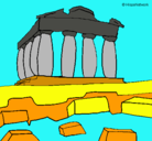 Dibujo Partenón pintado por 123456789100