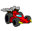 Dibujo Coche de Fórmula 1 pintado por Nathan