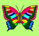 Dibujo Mariposa pintado por sonianto