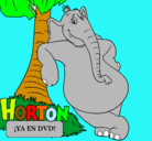 Dibujo Horton pintado por juannitootox