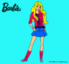 Dibujo Barbie juvenil pintado por princesisa