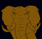 Dibujo Elefante africano pintado por ASZXVBN