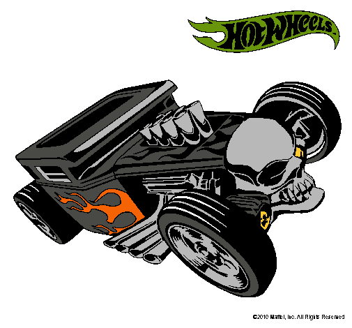 Dibujo Hot Wheels 8 pintado por Alive