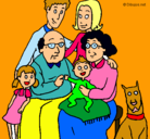 Dibujo Familia pintado por Adorable 